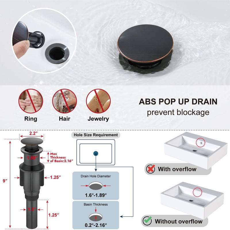 Midanya Vessel Sink Facuet Waterfall Tall Bathroom Faucets Vanity Single
