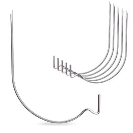 MIHUYAN Picture Hanger Super Hook 20PCS, Heavy-Duty Steel Picture Hanger Hercules Hooks, Supports Up to 100 Pounds, No Tools Required, Leaves Small Hole, Suitable for Drywall, Wood Wall, Plaster Wall