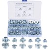 110 Pcs T-Nuts Four Pronged, T Nut 4 Prong Tee