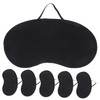 SAFIGLE 6pcs Blackout Sleep Mask for Adults Lightweight Eye Cover