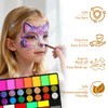 Alaoo Body Painting, 42 Colori Truccabimbi Kit, Solubile in Acqua