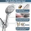 BRIGHT SHOWERS 9 Spray Settings Shower Head with Handheld High