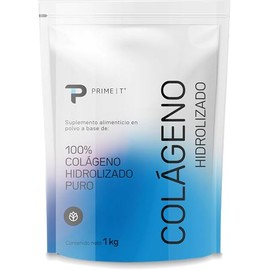Primetech Nutrition Péptidos Colágeno Hidrolizado En Polvo Puro 1 Kg  100 porciones, nada agregado, sin azúcar, sin sabor, calidad alemana            