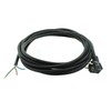 Connection Cable 5 m H07RN-F 3G1,5 schwarz, IP44 Connecting Line