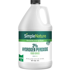 3% Food Grade Hydrogen Peroxide Solution - 1 Gallon - Natural Multipurpose Cleaner - Made in USA - Ideal for Commercial, Residential, Kitchen, Bath, Laundry, and More - Ecofriendly