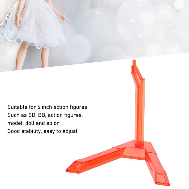 10pcs Action Figure Display Stand Multipurpose Plastic Flexible Figure Holder