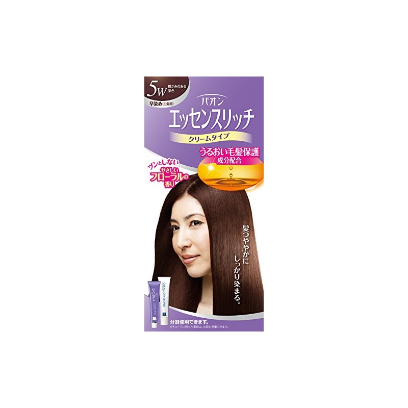 Paon Essence Rich, Cream Type, 5W, Warm Chestnut, 1.4 oz