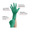 TouchNTuff 92-500 - Guante Desechable de Nitrilo, Verde, con Polvo,