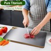 Cutting Board, Titanium Cutting Board for Kitchen, Pure Titanium and