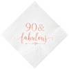 Crisky Fabulous servilletas de cóctel oro rosa para las mujeres