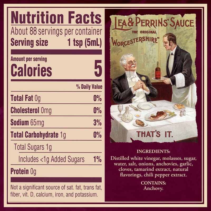 Lea & Perrins The Original Worcestershire Sauce, 15 fl oz