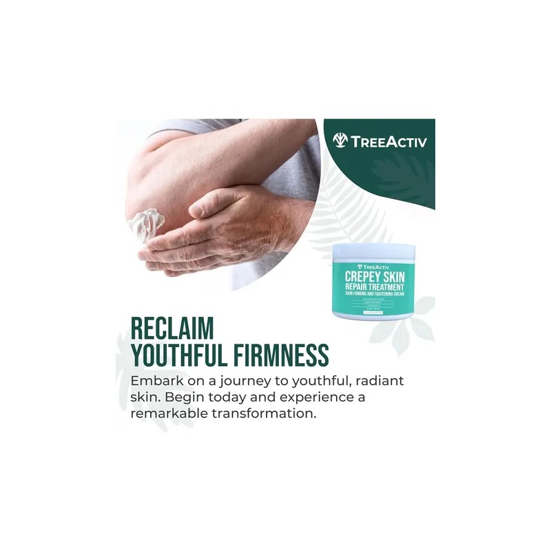 Treeactiv Crepey Skin Repair Treatment, Paquete De 2, Crema