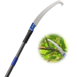 Pole Saws for Tree Trimming, 6.5 FT Long Extension Pruning Saw, Lightweight Stainless Steel Extension High Pole Pruning Pole Saw with Blade for Trimmer Yard Garden and Patios Trees Branches