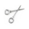 QWORK® Eye Bolt with Wood Thread M8 x 80 mm