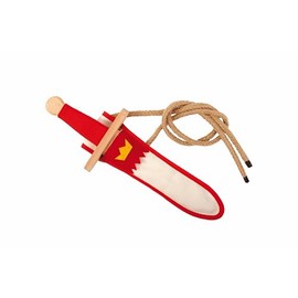 VAH Landsknecht Short Sword Set with Sheath and Tie Belt Made of Jute [Made in Germany | Real Craft]