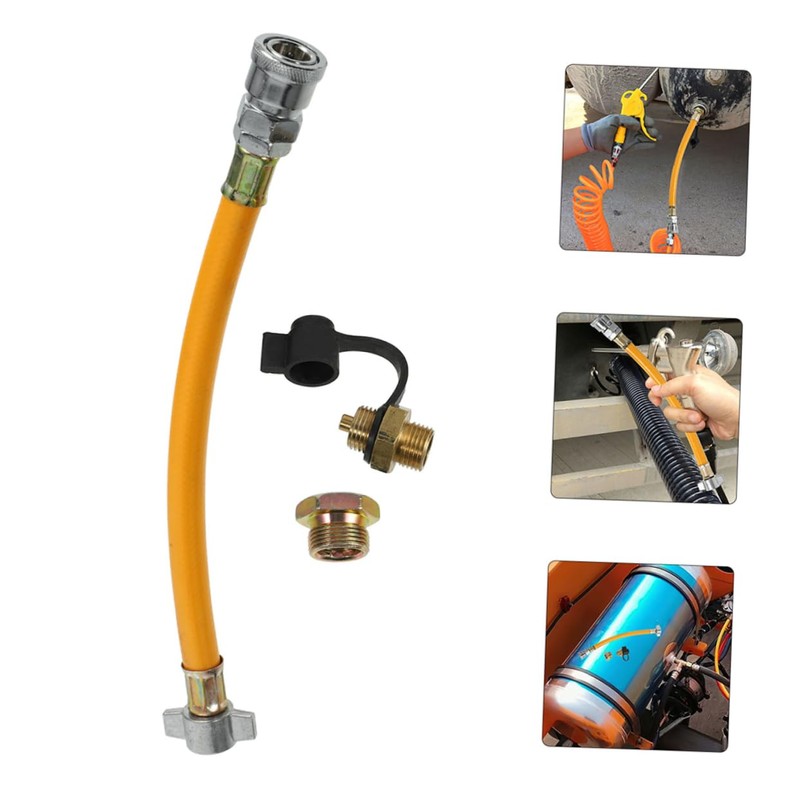 GRIRIW Tractor Trailer Hose Assembly Heavy Duty Air Pipe Kit