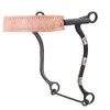 Aime Imports Flat Leather Noseband Hackamore Bit