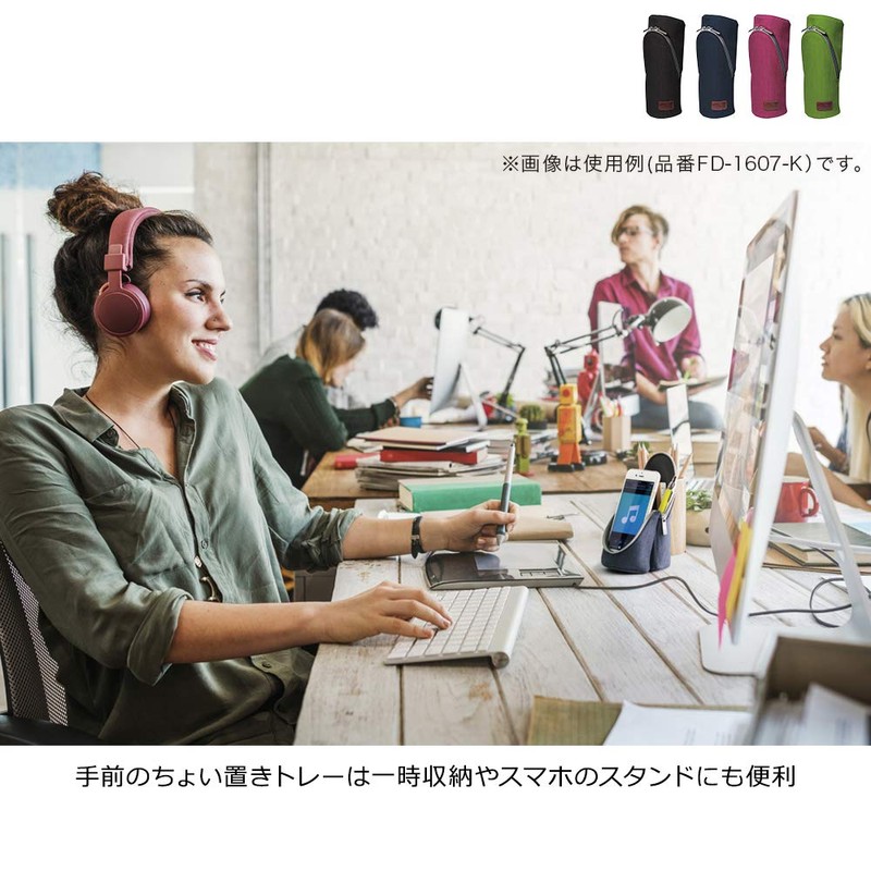 Sonic FD-1607-P - Estuche para bolígrafo con soporte, color rosa