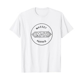 Masey Harris Vintage Tractor Drawn Classic Farming Heritage T-Shirt