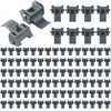 Dreyoo 100 Pcs Cabinet Restrictor Clips, 86 Degree Angle Restriction