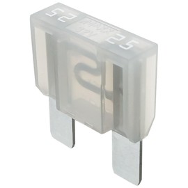 Tecside 25 A Car Maxi Fuse, 1 Piece, 29 mm Plug Fuse for Power Thief and Fuse Holder, 12 V, 24 V, 32 V Blade Fuse for Car, Boat, Motorcycle, Motorhome, Scooter, iMaXX maxiOTO F9025 Grey