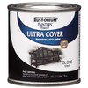 Rust-Oleum 1979730 Painter's Touch Latex Paint, Half Pint, Gloss Black,