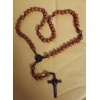 Unbranded CHRISTIAN CATHOLIC ROSARY Beads 8mm Saint BENEDICT Woven Rope