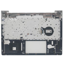 Jxjslp Replacement Upper Case Palmrest for HP ProBook 440 445 G6 G7 Sereis Laptop Backlit Keyboard Assembly Top Cover L44588-001 L65224-001