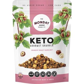 The Monday Food Co - Vegan - Crunchy Roast Hazelnut - Keto Gourmet Granola - 300g