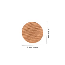 Generic 80pcs Round Breathable Flexible Bandages Portable Finger Caring Bandages for Outdoor Activities Airy for Comfort and for Travel Essentials