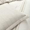 Lush Decor Comforter Farmhouse Stripe, Full/Queen, Neutral