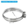 PATIKIL Duct Clamp, 6"(150mm) V-shape Clamp 304 Stainless Steel Pipe
