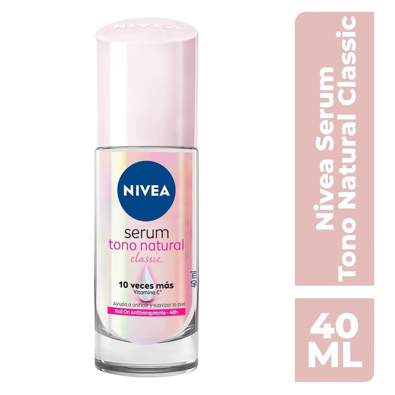 Nivea Natural Tone Extra Whitening Serum Antiperspirant Deodorant Roll On