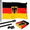 UD_G128 Combo Pack: Flag Pole 6 FT Black Tangle Free