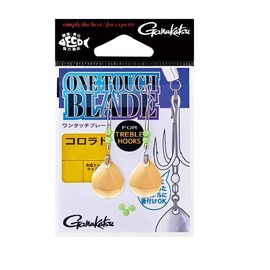 Gamakatsu One-Touch Blade for Treble, Colorado Gold, M