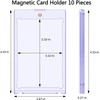 Magnetic Card Holder 35PT Magnetic Trading Card Holder Baseball Card
