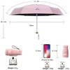 Nnicorns Ash Umbrella, Umbrella with Storage Bo, UV Protection, Mini