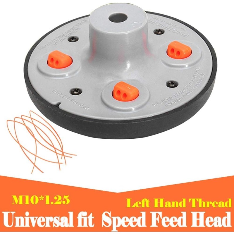 FUMHEUF Universal Weed Eater String Trimmer Head 4 Lines Straight