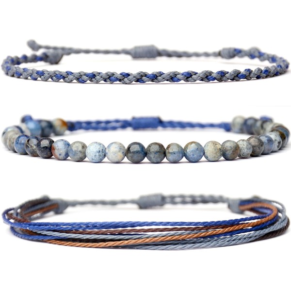 Mezcla Vida Handmade Natural Stone Beaded Healing Bracelet Gift for