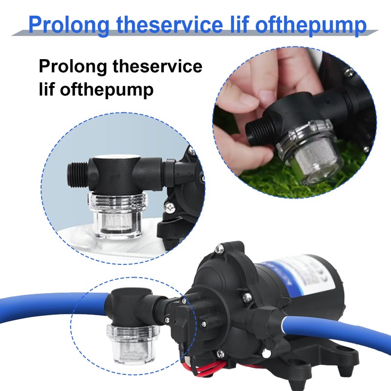 EINDER RV Water Pump Filter Compatible with WFCO or Shurflo