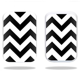 MightySkins Skin Compatible with HP Sprocket wrap Cover Sticker Skins Black Chevron