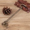 Gate Hook and Eye Swivel Latch Brass Security Window Stay