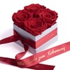 Flowerbox Happy Birthday – Rose box with infinity roses, durable