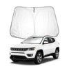 BIXUAN Compass 2024 Sonnenschutz kompatibel mit Jeep Compass MP 2017-2023