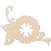 Flower - Laser Cut Out Unfinished Wood Craft Shape FLR14