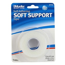 Mueller Soft Support Tape [Self-Adhering]: 1 in. x 18 ft. (White)