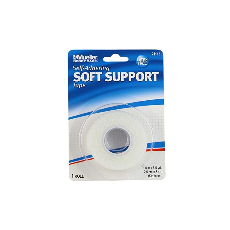Mueller Soft Support Tape [Self-Adhering]: 1 in. x 18 ft.