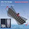 NearMoon Rain Shower Head, High Flow Stainless Steel Square Rainfall