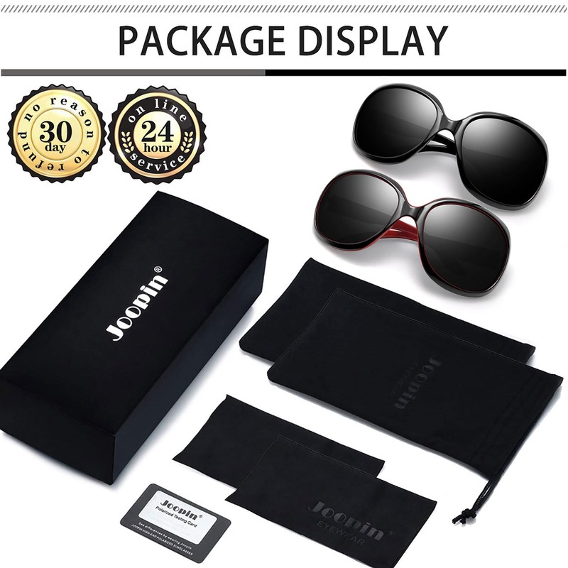 Joopin Oversized Sunglasses Women's Modern Polarised and Fashion Style Sunglasses