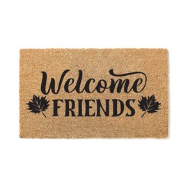 WoodByStu Doormat, Autumn Decor, Door Mat, Leaves, Welcome Mat, Housewarming, Maple Leaves, Gift, Welcome Fall Friends Door Closing Gift, Fall Doormat, New Home, Decor, House Warming 1318stk